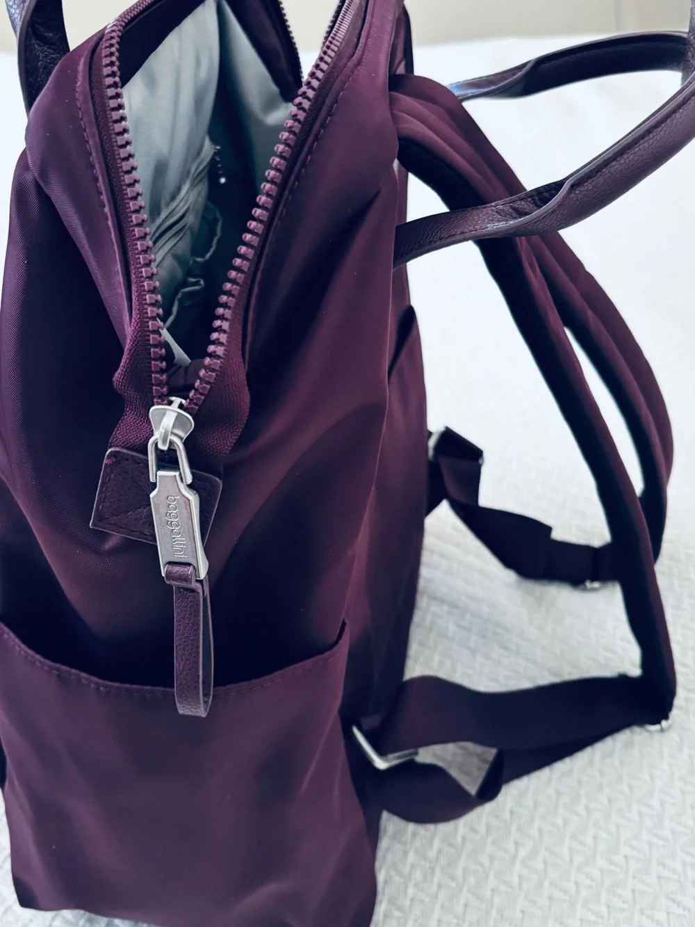 Baggallini Plum Travel Backpack